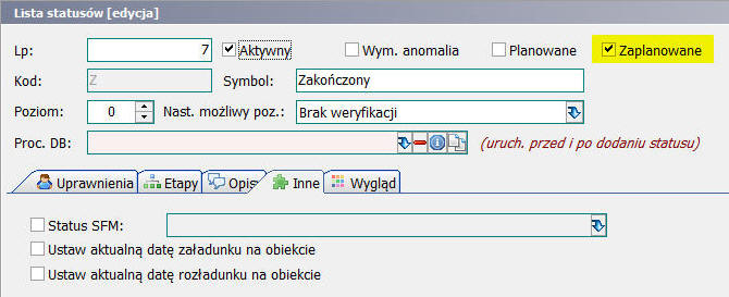 22. Kalkulacje tras Wyłączono przeliczanie kosztów i przychodów na przesyłce wg cennika, gdy pozycje te w kosztach czy w przychodach pochodzą z rozliczenia kosztów trasy na przesyłki, niezależnie od