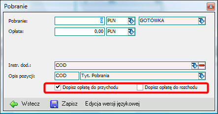 11. Dodano kolumnę LP na definicji opakowań Odpowiednia konfiguracja pozwoli na