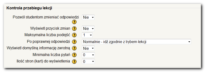 Jeżeli lekcja jest rozgałęziona i jej przebieg jest możliwy różnymi ścieżkami wówczas uczeń ma możliwość zdobycia innej ilości punktów niż inni.