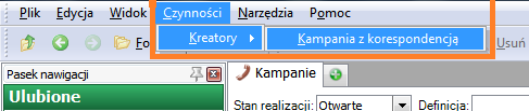 Kreatory Kreator można interpretować jako Instrukcję wykonania przez jednego operatora krok po kroku zbioru operacji.