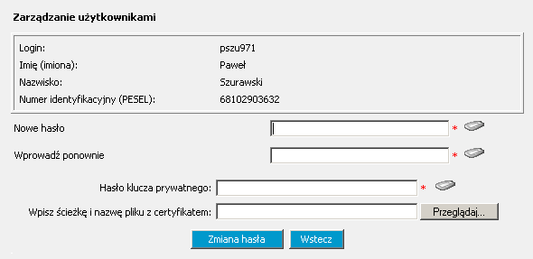 Rysunek 173 SuperUser UŜytkownicy Rachunki Lista rachunków Wgląd w operacje pracownik ma dostęp do listy operacji na danym rachunku. 1.1.2.4.