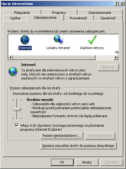 Rysunek 9 Internet Explorer 7.