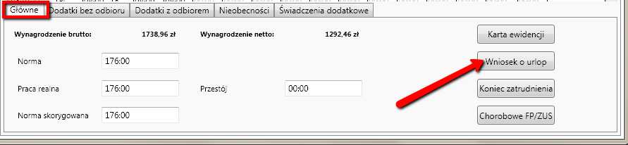 29 - przez przycisk Karta ewidencji w polu podsumowań. Wciśnięcie jednego z tych przycisków spowoduje utworzenie w nowym oknie dokumentu z siatką ewidencji oraz podsumowaniem.