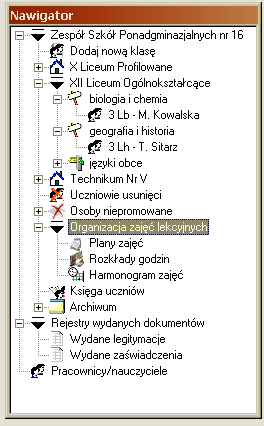 Elektroniczny system administracji szkołą elsas Sekretariat Program do obsługi sekretariatu umoŝliwia łatwe zarządzanie danymi osobowymi uczniów w zakresie: - zarządzania danymi, - prowadzenia księgi