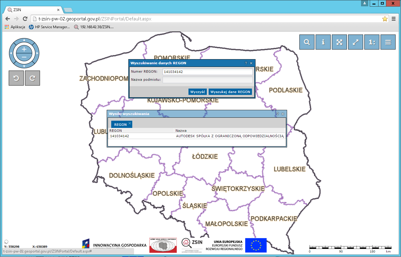 Portal ZSIN Wyszukiwanie danych