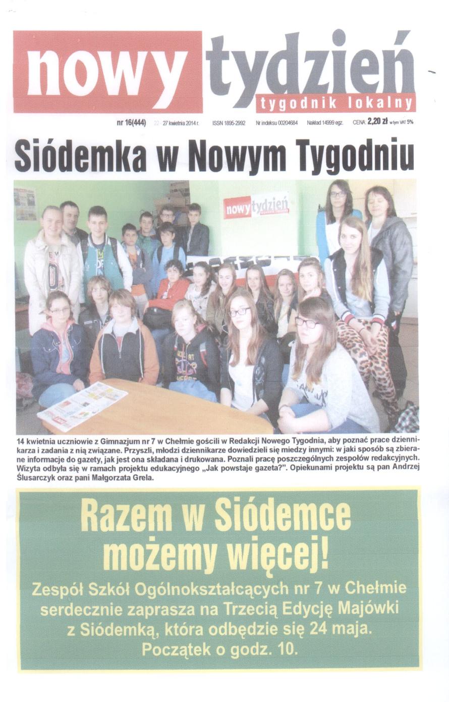 artykuł do gazety i