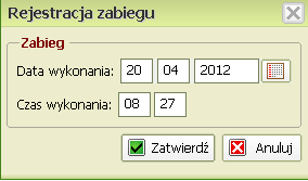 umożliwia edytowanie danych skierowania, na podstawie którego przyjęto pacjenta do opieki długo terminowej, umożliwia od mówienie wykonania