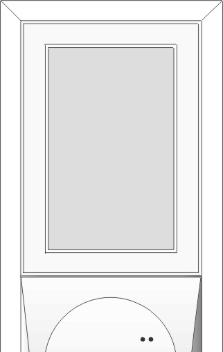 - 11 - Moduł 6N Podświetlane okno o wymiarach: szer. 68mm, wys.102mm nadaje się do wpisania informacji o adresie, sposobie wybierania numeru lub spisu nazwisk (maksymalnie ok.15).