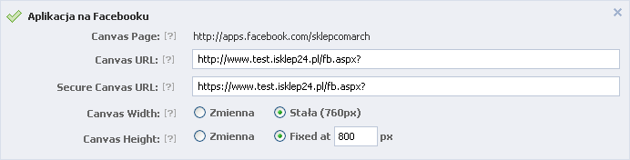 10. Sklep na Facebooku będzie widoczny pod adresem widocznym m.in.