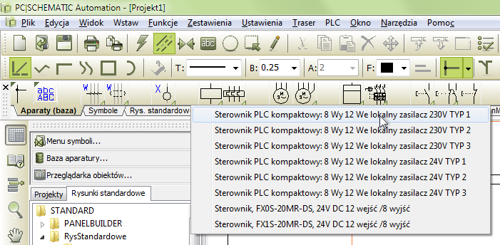Projekt ze sterownikiem PLC z bazy aparatury PROJEKT ZE STEROWNIKIEM PLC Z BAZY APARATURY Przejdź od strony 1 (pierwsza, pusta strona).