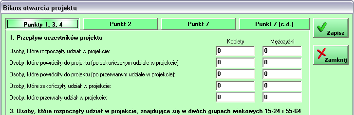 85 Eksport/import uczestników Program umożliwia różnego rodzaju eksporty i importy danych. Opcja dostępna jest pod przyciskiem [Eksport/import uczestników] i została szczegółowo opisana w punkcie 21.