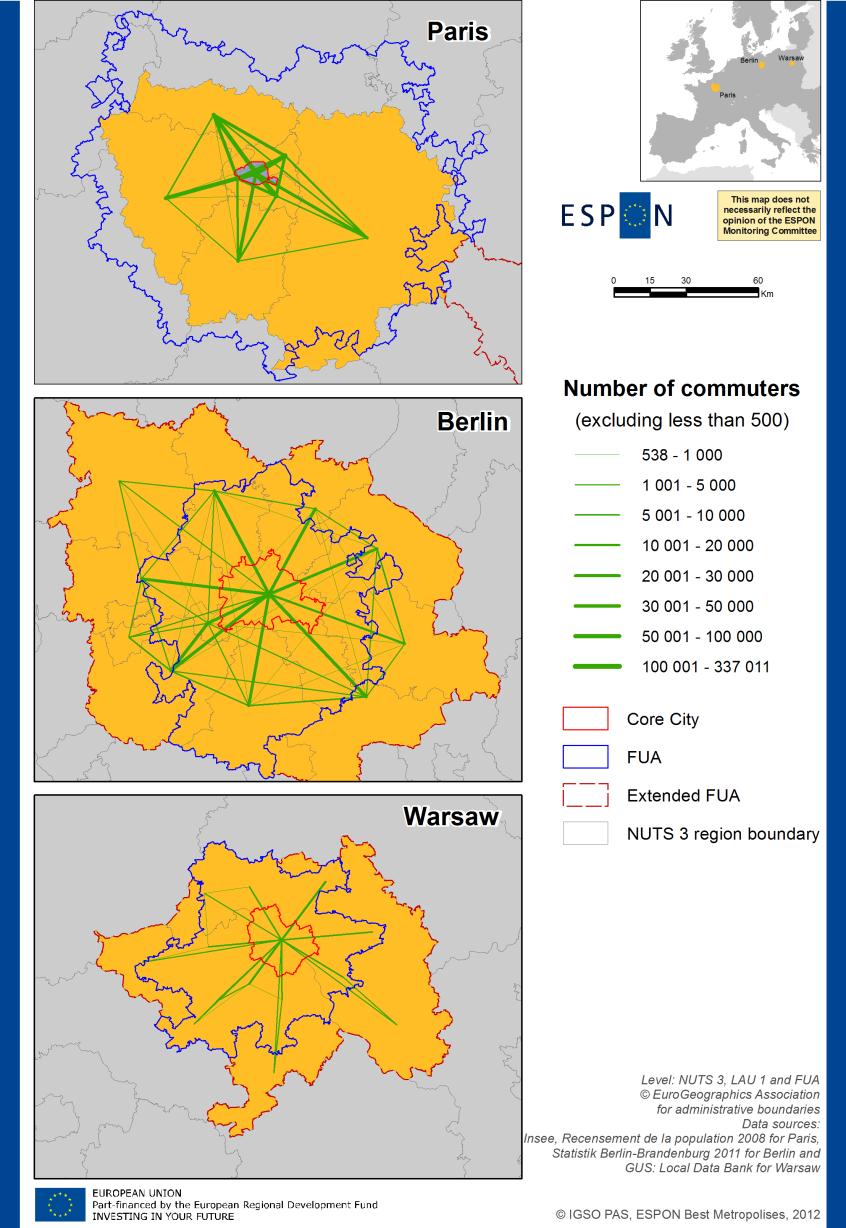 ESPON Best Metropolises Porównania 3