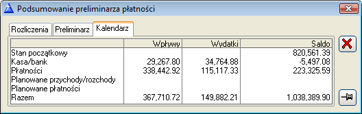 [Edycja płatności/zapisu kasowego] umożliwia edycję płatności lub zapisu kasowego. [Edycja dokumentu] umożliwia edycję dokumentu źródłowego.