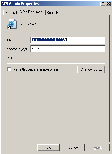 ACS - instalacja Instalacja bazy danych: Also Check the Windows User Database