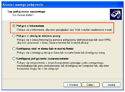 Pojawi się okno Kreator nowego połączenia 4.