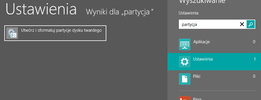 Poradnik dodawania nowej partycji z poziomu Windows 8.