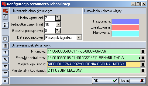 Moduł Rehabilitacja Moduł Rehabilitacja 1. Przeznaczenie modułu Moduł Rehabilitacja służy do wprowadzania i realizacji świadczeń rehabilitacyjnych. 2.