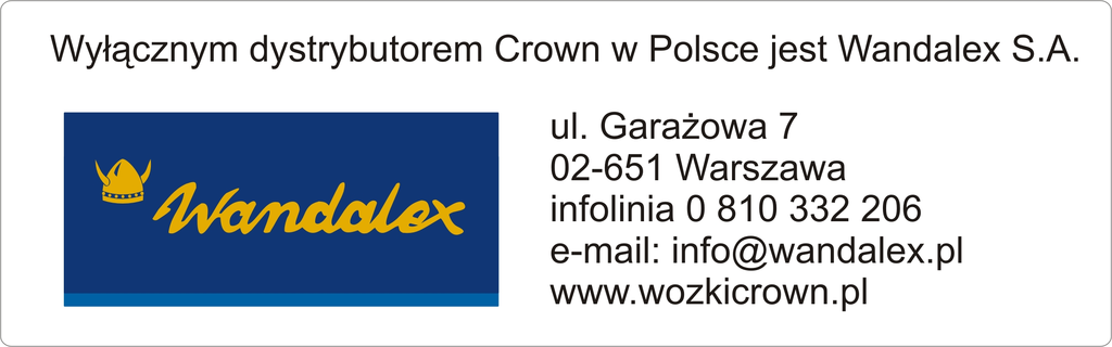 Crown Centrala na Europ Moosacher Strasse 52 80809 Monachium Niemcy Tel.