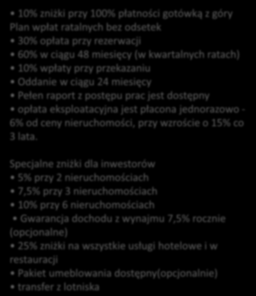 nieruchomości, przy wzroście o 15% co 3 lata.