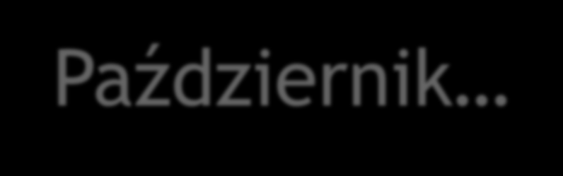 Październik Propozycje budżetu