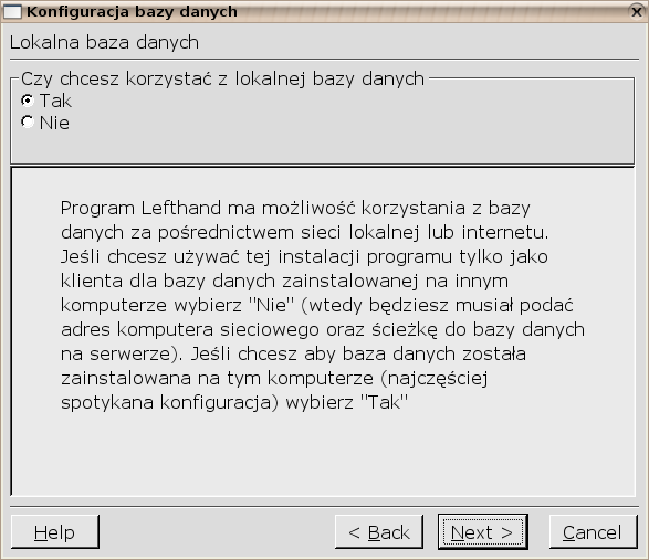 wersji niż dołączona przez nas. Po rozpakowaniu plików przez instalator serwer bazy danych znajduje się w podkatalogu FB/.