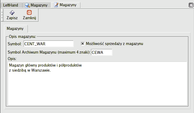 Idea obsługi magazynów. Program umożliwia elastyczne zarządzanie gospodarka magazynową firmy.