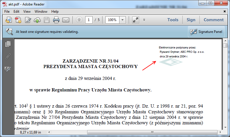 kolejnych oknach i dzięki włączonej tej opcji kolejne podpisane dokumenty będą automatycznie zamykane.
