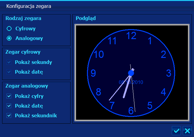 Rysunek 3: Konfigurowanie zegara jako wygaszacza ekranu Konfigurowanie pokazu slajdów. Rysunek 4 przedstawia konfigurowanie pokazu slajdów jako wygaszacza ekranu.