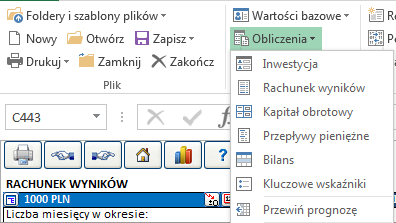 Przed przewinięciem: RACHUNEK WYNIKÓW 1000 PLN 3/2014 6/2014 9/2014 12/2014 3/2015 6/2015 9/2015 12/2015 Liczba miesięcy w okresie: 3 3 3 3 3 3 3 3 Określenie przychodu: Przychód 23 345 24 120 22 970