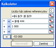 7.7 Kalkulator W jaki sposób używać kalkulator: Kliknij pole wejściowe kalkulatora i wprowadź wartość (zobacz przykład). Możesz również w kalkulatorze dodać odnośniki.