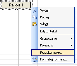 W pliku inwestycyjnym zarezerwowanych jest łącznie 99 makr z możliwością przypisania przycisków we własnym arkuszu pliku inwestycyjnego.