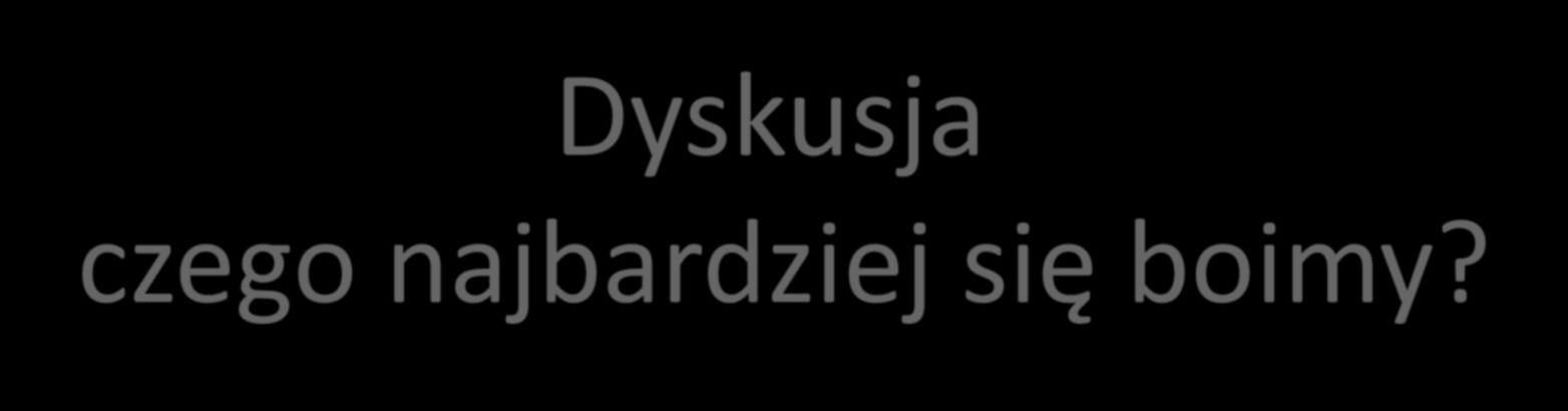 ? Dyskusja czego