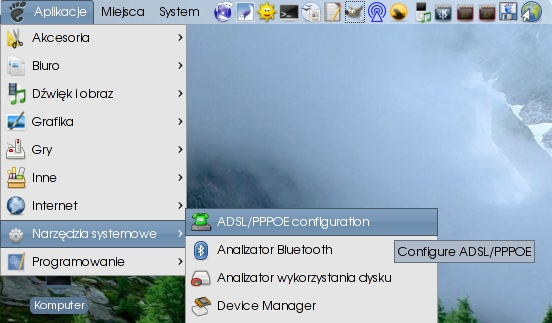 Aby móc korzystać z internetu, oprócz przeprowadzenia instalacji sieci musimy jeszcze dokonać konfiguracji połączenia z operatorem.