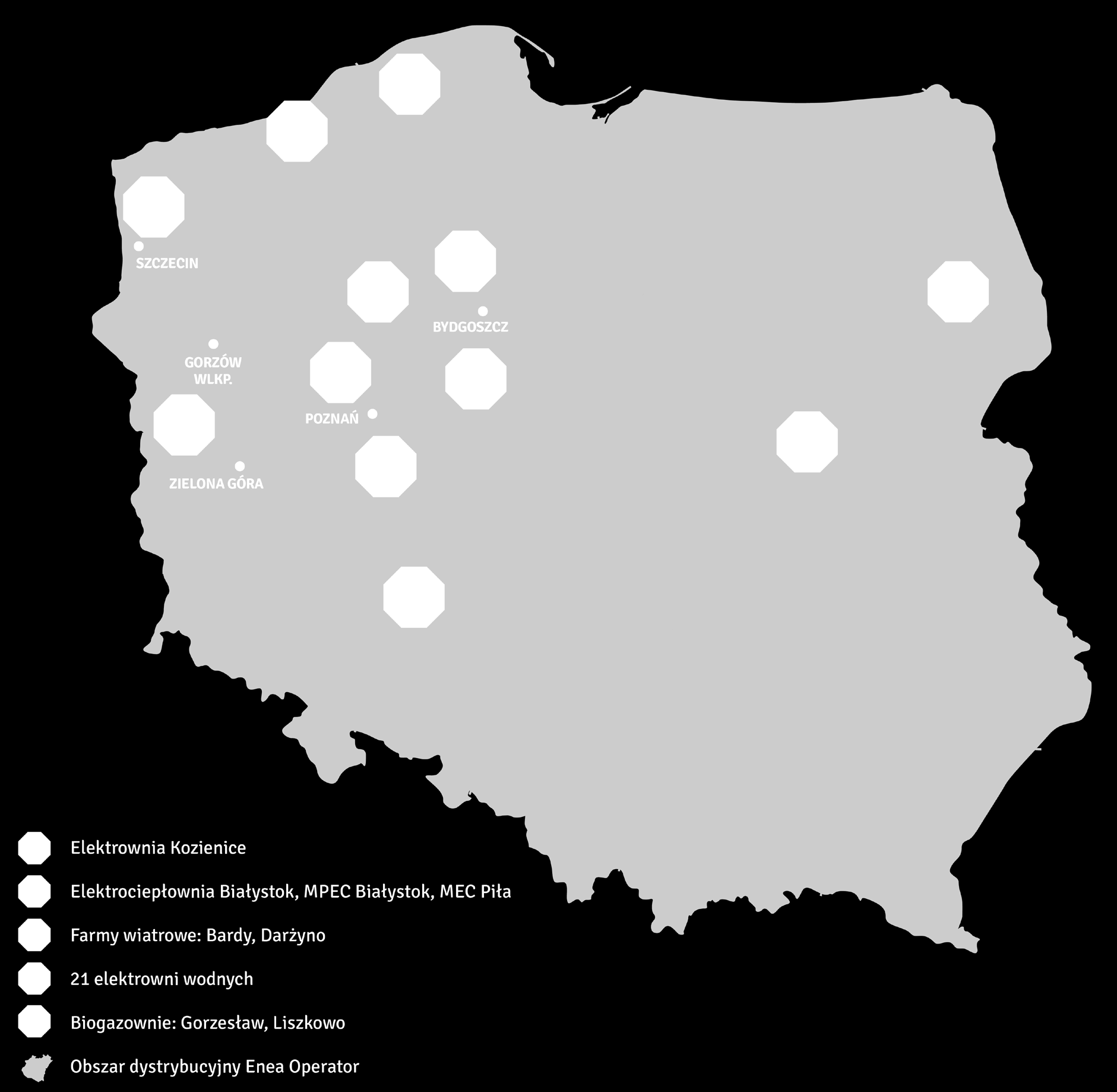 SEGMENTY 12 Wytwarzanie Aktywa wytwórcze Grupy Enea Wyszczególnienie Moc zainstalowana elektryczna [MW e ] Moc osiągana elektryczna [MW e ] Moc zainstalowana cieplna [MW t ] Elektrownia Kozienice 2
