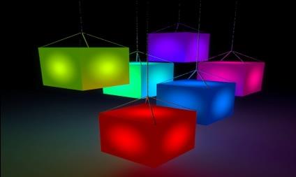 CUBY LED CUBE LED 100 50.00 / 100.00 / 50.00 cm Nowoczesne, wielofunkcyjne cuby dekoracyjne.