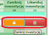 14.2. Po wybraniu KRR\Edycja zostanie zaprezentowana lista NIG do wyboru 5. 14.3. Następnie należy dokonać wyboru NIGu i wprowadzić dane w poszczególnych książkach i tabelach. 14.4. Dostęp do poszczególnych działów ankiety następuje po wciśnięciu przycisku z odpowiednim symbolem (uwaga: niektóre tabele są podzielone na części): 14.