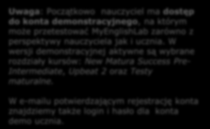 Ikonka Dziennik ocen umożliwia dostęp do informacji o postępach uczniów. W prawym górnym rogu ekranu znajdziemy informacje dotyczące konta nauczyciela oraz odnośniki do funkcji administracyjnych.