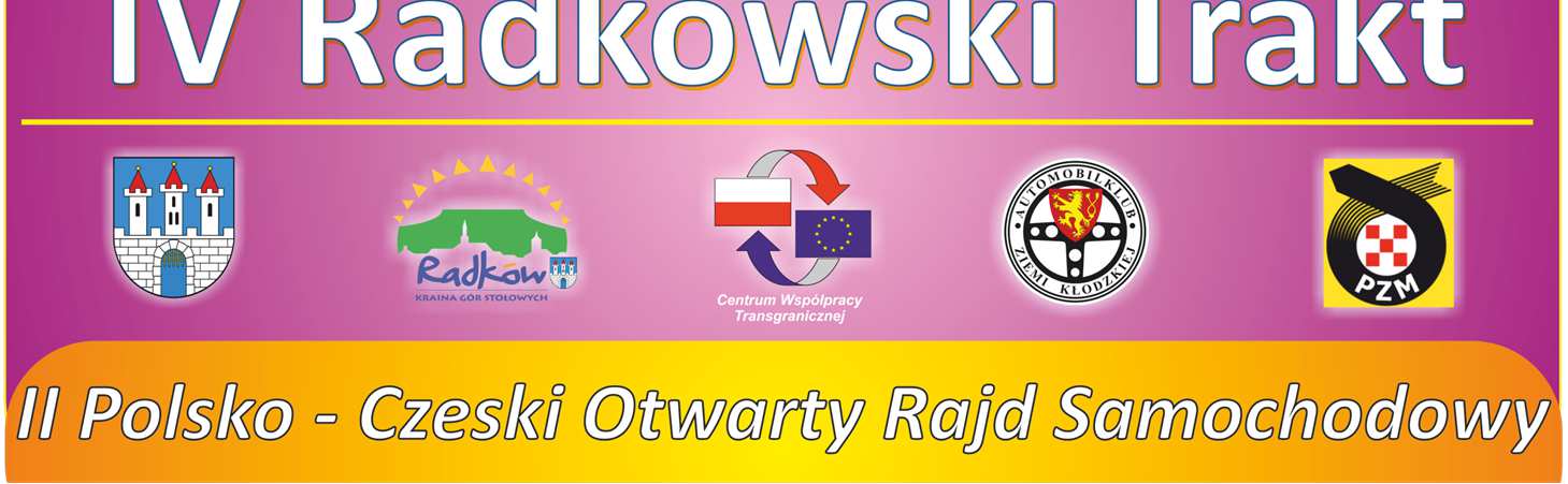 Książka drogowa Organizatorzy: Automobilklub Ziemi Kłodzkiej ul. Harcerzy 3a 57-300 Kłodzko Gmina Radków ul.