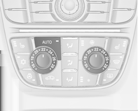 Ogrzewanie, wentylacja i klimatyzacja 151 Tryb pracy automatycznej AUTO Ustawienia zapewniające optymalny komfort: Nacisnąć przycisk AUTO klimatyzacja będzie włączana automatycznie.