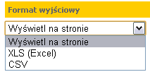 Narzędzia - raporty Wybieramy zakres dat Wybieramy zestawienie przesyłek lub generujemy własne Ustawiamy sortowanie i format wyjściowy Aby