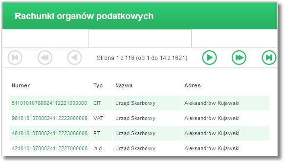 Rozdział 8 Przelewy Szablon - przelew US można zapisać w postaci szablonu. Szablonów może być dowolna ilość.