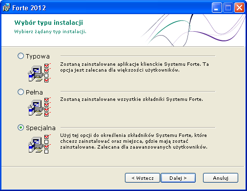 System Zarządzania Forte - Instalacja i konfiguracja Strona 14 z 28 W kolejnym kroku instalacji należy wskazać folder, w którym aplikacja zostanie zainstalowana (Rys. 14).