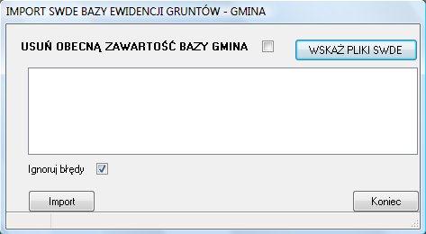 S t r n a 67 Prces aktualizacji bazy danych prgramu GEO-INFO V Sigma następuje pprzez zebranie danych z bazy pśredniej Gmina (patrz: Wprwadzenie).