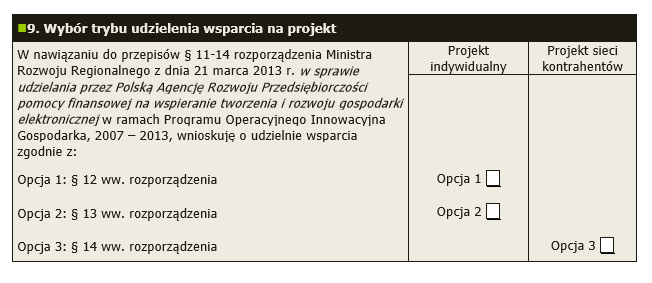 CZĘŚĆ A Informacje ogólne o projekcie Ogólne informacje dotyczące projektu: tytuł projektu, jego krótki opis, typ i klasyfikacja, informacja na temat