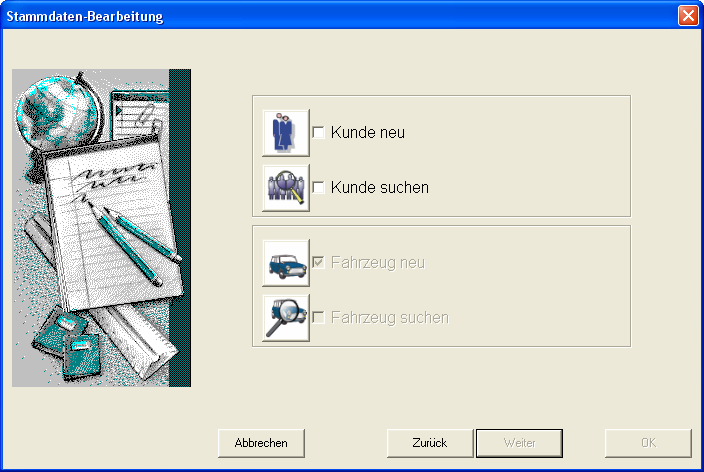 Daten verwalten BSA / SDL r ermanager r ermanager 27 de 6.2.4 Neues Fahrzeug anlegen Gehen Sie wie folgt vor, um in den Stammdaten ein neues Fahrzeug anzulegen: 1.