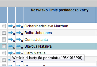 Numer identyfikacyjny/id podmiotu widoczne jest po najechaniu kursorem na symbol (Rysunek 7.