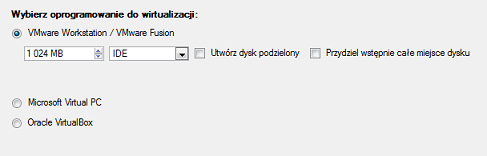 145 9. Zakończ pracę Kreatora i zastosuj oczekujące zmiany. 5.5.7 Tworzenie pustego dysku wirtualnego Aby utworzyć pusty dysk wirtualny, wykonaj następujące czynności: 1.