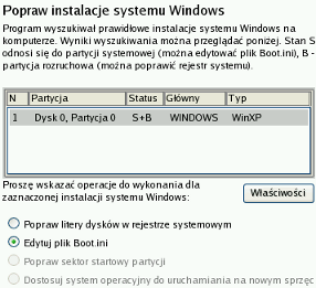 63 jedynie minimalny zestaw sterowników, takich jak sterowniki dysku twardego, monitora oraz klawiatury. Ten tryb posiada uproszczoną grafikę oraz ubogie menu.