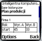 niające efekty podjętych decyzji oraz menu umożliwiające wprowadzanie parametrów kształtujących konkretne decyzje finansowe. Rys. 7.