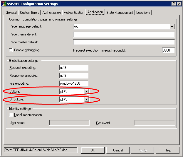 Dodatkowo na Windows Server 2003 naleŝy dokonać dodatkowej konfiguracji internetowych usług informacyjnych.